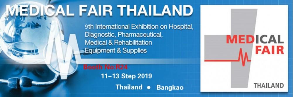We will attend Medical Fair Thailand 11-13 September 2019 in Bangkok Thailand